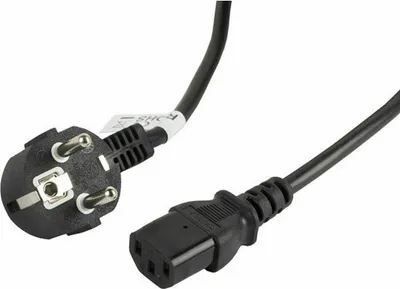 Produktbild von LANBERG CEE 7/7->IEC 320 C13 3m VDE Stromkabel schwarz