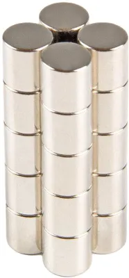 Produktbild von Neodymiummagneten 8 x 8 mm für Tafeln, Kühlschränke und Schiebebänder