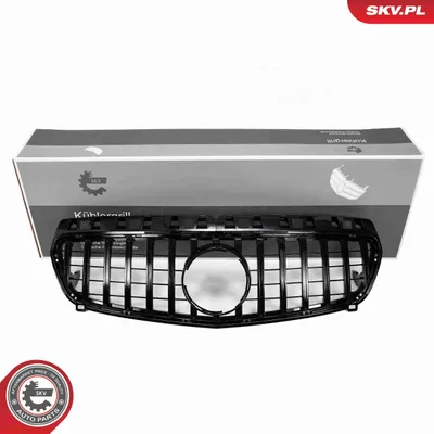 Produktbild von ESEN SKV 66SKV500 Kühlergrill Frontgrill passend für MERCEDES-BENZ A-Klasse (W176) Glänzend Schwarz