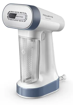Image de Rowenta Pure Force 2-in-1 DR8722 Défroisseur vapeur portatif 0,18 L 1800 W Blanc, Bleu