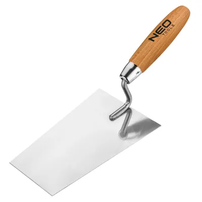 Produktbild von Trapez-Stuckkelle, 180 mm, Holzgriff