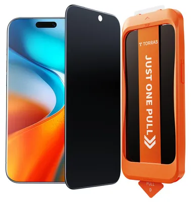 Zdjęcie produktu dla Torras - GlassGo Install Master Privacy Szkło do iPhone 17 Air - czarne