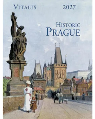 Produktbild von Kalender 2027 mit Motiven aus dem historischen Prag, im Briefkuvert-Format