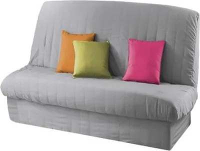 Image de Housse de Clic Clac - PROMO LINGE - Polyester - 180 x 120 cm - Gris