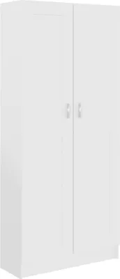 Produktbild von vidaXL Bücherschrank Weiß 82,5x30,5x185,5 cm Holzwerkstoff