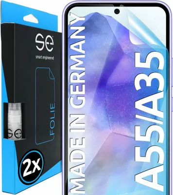 Produktbild von Smart Engineered SE0-F0101-0469-24-M, Samsung, Galaxy A55/A35, Schockresistent, Transparent, 2 Stück(e)