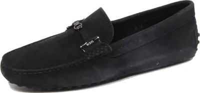 Produktbild von G2196 Mokassin Mann TOD'S dunkelblau Wildleder Slipper Schuh Mann