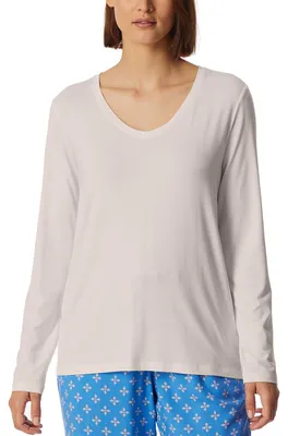 Produktbild von Schiesser Damen Schlafshirt Langarm Modal - Mix + Relax