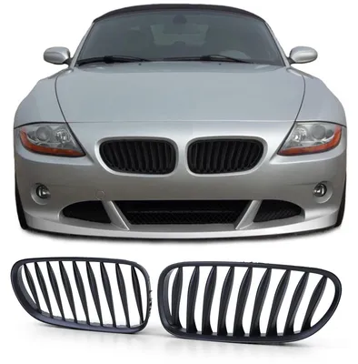 Produktbild von Sportgrill Schwarz Matt für BMW Z4 Cabrio E85 + Coupe E86 2002-2009