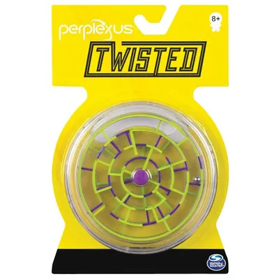 Produktbild von Games Perplexus Twisted, tragbares 3D-Labyrinthspiel mit 2 Labyrinthen, für Kinder ab 8 Jahren, Maze Puzzle-Spielzeug, 8 Jahr(e)