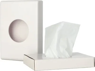 Produktbild von Medi-Inn Set 1 x Hygienebeutelspender weiß mit 1 x 30 Hygienebeuteln (1 Set)