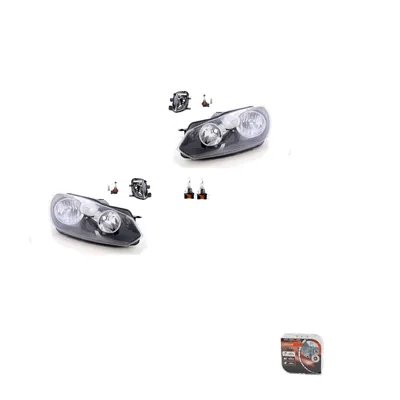 Produktbild von Johns, Scheinwerfer Satz + Osram Night Breaker Laser passend für VW Golf VI 5K1941005L 5K1941005E 5K1941005H 5K1941005J 5K1941005Q 5K1941005S 5K194100