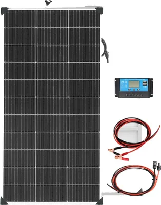 Productafbeelding van 12V zonnepaneelset, efficiënte energieomzetting, duurzaam en weerbestendig, 120W zonnepaneelset