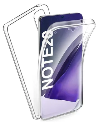 Produktbild von Full Cover Für Samsung Galaxy Note 20 Silikon 6,7" TPU 360° Transparent Case Schutzhülle