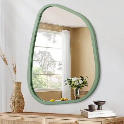 Productafbeelding van Wandspiegel 35 x 25 cm, ovaal, asymmetrisch, voor woonkamer