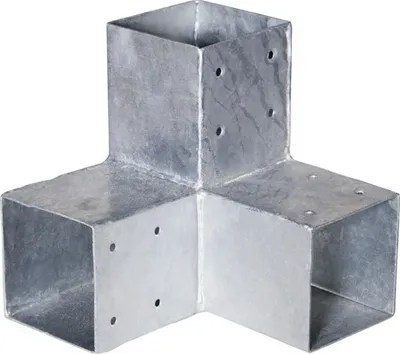 Produktbild von Steckverbinder Konsta TYP E für Pfosten 9 x 9 cm, feuerverzinkt