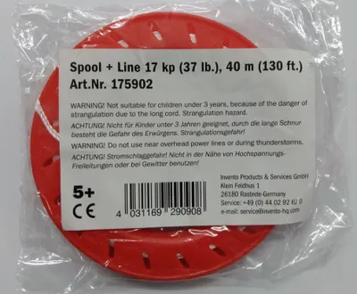 Produktbild von Invento 175902 Spule mit Schnur und Haken, 40m/17kg