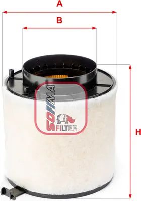 Produktbild von Luftfilter SOFIMA S 7693 A für AUDI A4 Avant (8K5, B8) Filtereinsatz