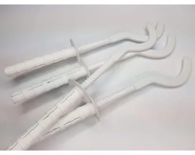 Produktbild von Radiatorhalterung Heizkörperhalter Wandhalter - 4 Stück - Weiß - Mit Befestigungsset