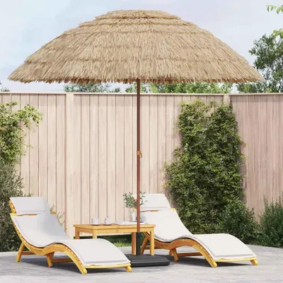 Obrázek produktu pro 2025 Moderní plážový slunečník hnědý Ø 265 x 267 cm ocel - slunečníky,design 9000683 1ks