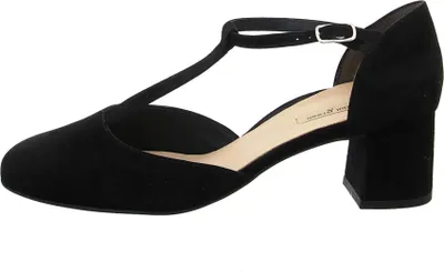 Produktbild von Paul Green Spangenpumps - Schwarz Veloursleder Größe: 38.5 Normal