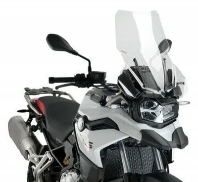 Produktbild von Windschild Puig Touring Plus Scheibe 530 x 412 mm mit ABE für BMW F750GS, F850GS, F850GS Adventure, F800GS Bj. 2018 - 2026