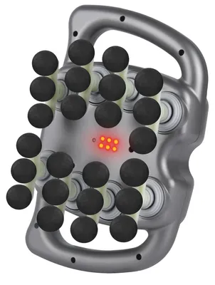 Image de Pistolet de massage - Appareil de massage des fascias - 24 têtes de massage - 99 niveaux d'intensité - Amplitude de 21 mm - Batterie de 2000 mAh - Sans fil