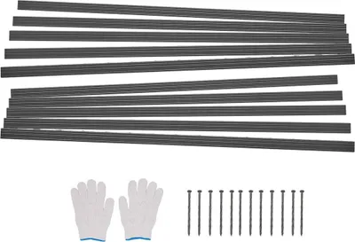 Obrázek produktu pro Kovové ohraničení zahrady, 10 balení, 152 cm, odolné proti korozi, ohýbatelné, pro zahradu
