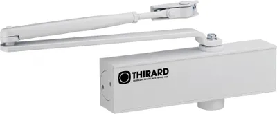 Image de Ferme-porte automatique hydraulique Design force 2 à 4, blanc - THIRARD