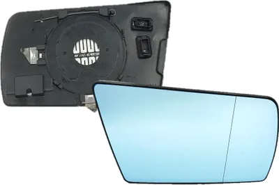 Produktbild von Spiegelglas Spiegel Außenspiegel Glas Rechts Blau passend für W202 W210 W140