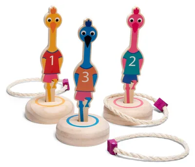 Obrázok produktu pre BS Toys Ringwerpen Birds Wood - Hra na hádzanie