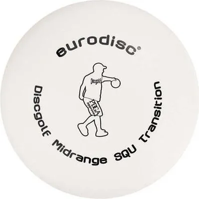Produktbild von Discgolf Scheibe Eurodisc Discgolf midrange standaard White EDDGSQWHTS Weiß 23 cm