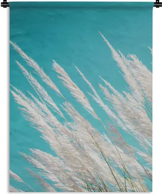 Produktbild von MuchoWow® Wandteppich Wandbehang Pampasgras - Pflanze 120x160 cm Tapisserie Dekoration Wandtuch - Wohnzimmer - Moderne