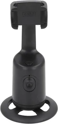 Zdjęcie produktu dla Uchwyt do telefonu samochodowego z obrotem o 360°, ładowalna podstawka do transmisji na żywo i vlogowania