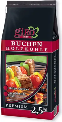 Immagine prodotto di carbonella per barbecue giRo Carbonella di faggio di  da 2,5 kg