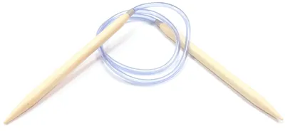 Produktbild von SKC Bambus Stricknadeln mit Seil 7 mm x 80 cm