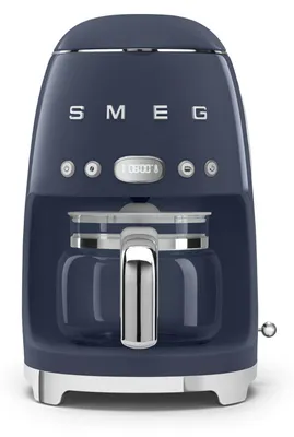 Obrázek produktu pro Smeg DCF02NBEU, Espresso kávovar, 1,4 l, Mletá káva, 1050 W, Modrá, Námořnická modrá