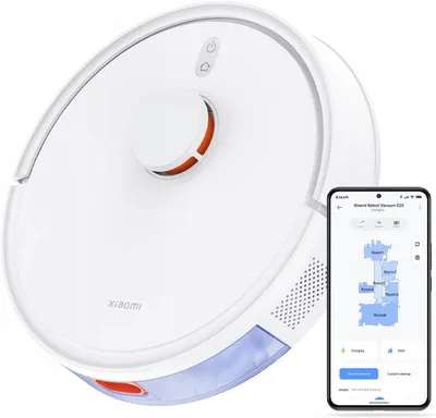 Produktbild von Xiaomi S20 Staubsauger Und Wischroboter, 5000 Pa, Lds, 120 Min, 400 Ml/270 Ml, App