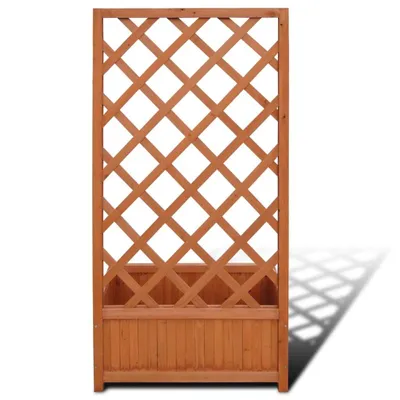 Produktbild von "Winterschlussverkauf "Pflanzkübel mit Rankhilfe 70 x 30 x 135 cm - DEMöbel7943987