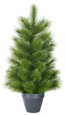 Produktbild von Black Box Trees Glendon Künstlicher Weihnachtsbaum H90 x Ø51 cm - Kunstbaum im Topf - Tannenbaum für den Innenbereich - Christmas Tree - Grün