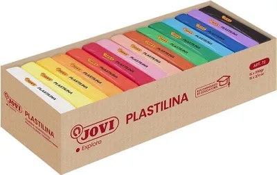 Zdjęcie produktu dla Jovi Plastilina Glina do modelowania dla dzieci 15 Colours 15 x 350 g