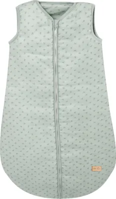 A product shot of a baby sleeping bag.