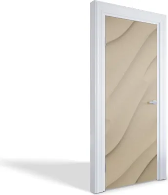 Produktbild von Innentür Folie Modern Selbstklebende Wandsticker Personalisiert - Wüstendünen - 75 x 205 cm
