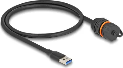 Obrázok produktu pre DeLOCK 88149, 0,6 m, USB A, USB A, USB 3.2 Gen 1 (3.1 Gen 1), 5 Gbit/s, Čierna