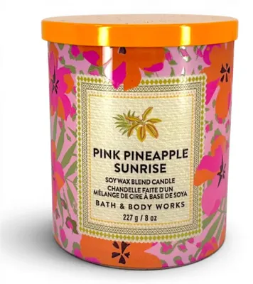 Obrázok produktu pre Bath & Body Works 1-knôtová vonná sviečka PINK PINEAPPLE SUNRISE 227 g