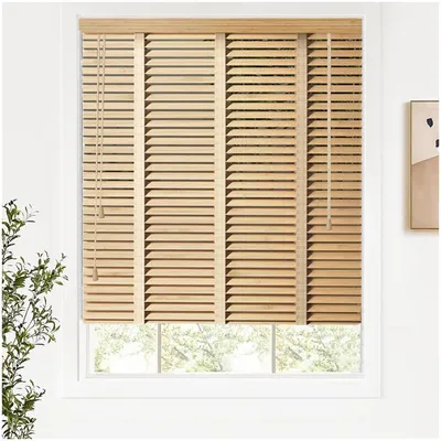 Imagen del producto de Persianas horizontales de madera para ventanas