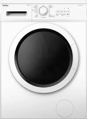 Produktbild von Amica WA 462 020 Freistehende Waschmaschine, Frontlader, Weiß, , Schleuder, 1000 U/min, 6 kg Fassungsvermögen, 74 kWh/100 Zyklen, 43 Liter/Zyklus, 54 dB Waschlautstärke, 59,5 cm Breite, Startzeitvorwahl