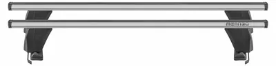 Obrázok produktu pre Menabo Delta Silver | Strešný nosič pre Hyundai - i20 (BC3) od roku 2020 - Hliník - Dĺžka 137 cm - Nosnosť 50 kg - Balenie obsahuje 2 kusy
