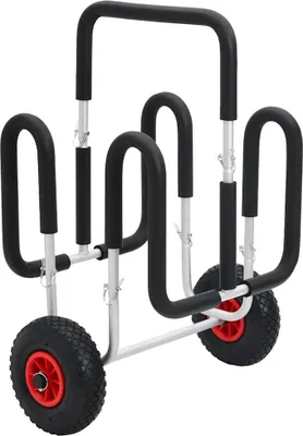 Obrázek produktu pro vidaXL SUP vozík pro 2 surfová prkna 90 kg hliník
