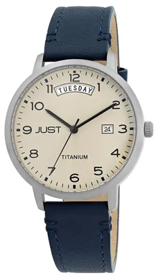 Produktbild von Herrenuhr Echtleder Miko Fanis Herren - Silber - Datumsanzeige